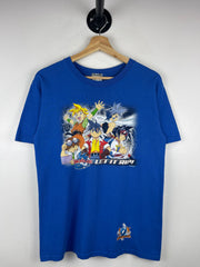 Vintage Beyblade Let It Rip Blue Tee