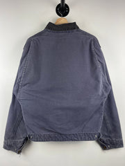 Vintage Carhartt Detroit Blanket Lined Petrol Blue Work Jacket J64 PTL