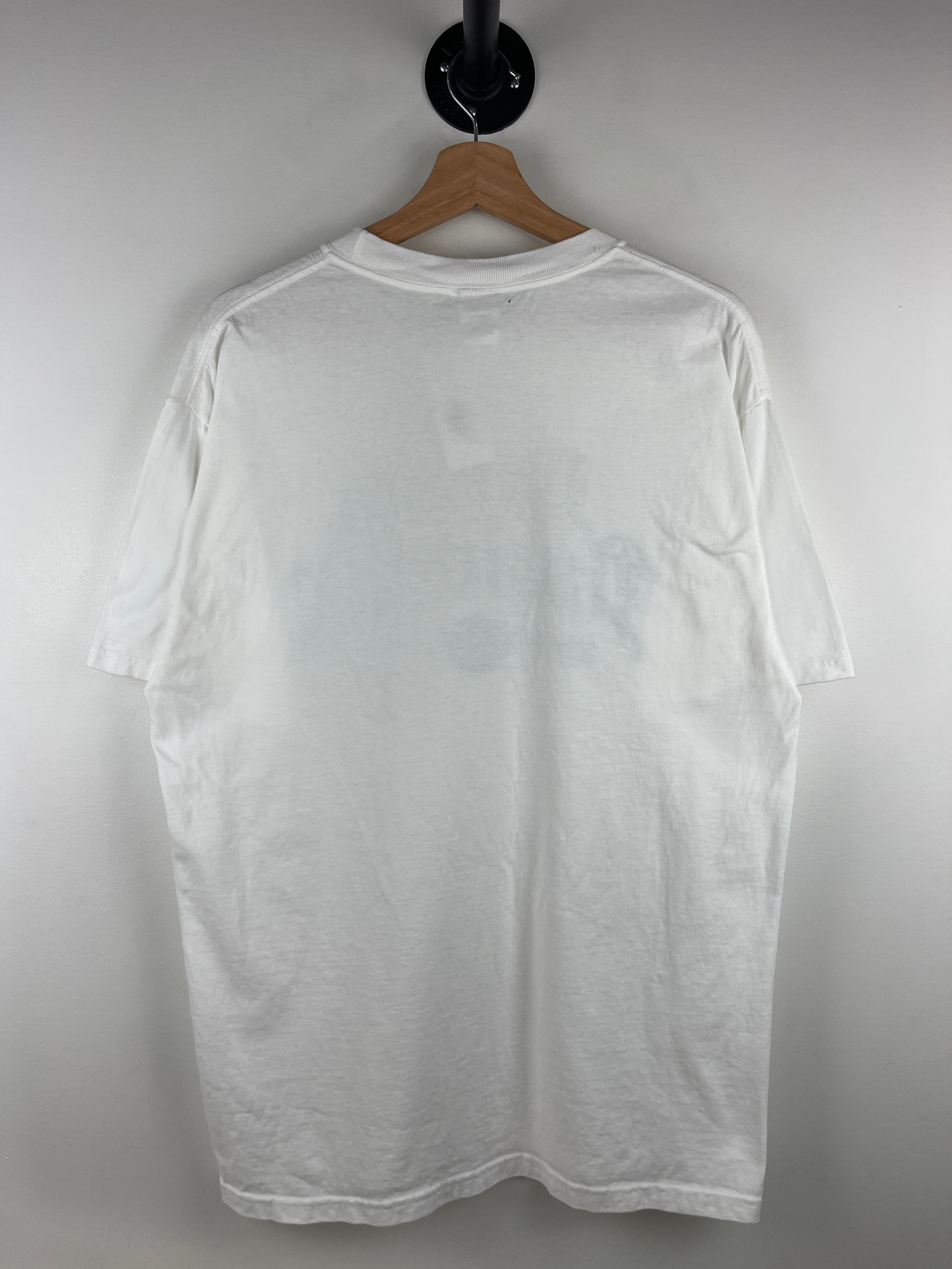 Vintage Harley Davidson Gothic Spellout White Tee