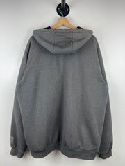 Vintage Carhartt Thermal Lined Dark Grey Zip Up Hoodie