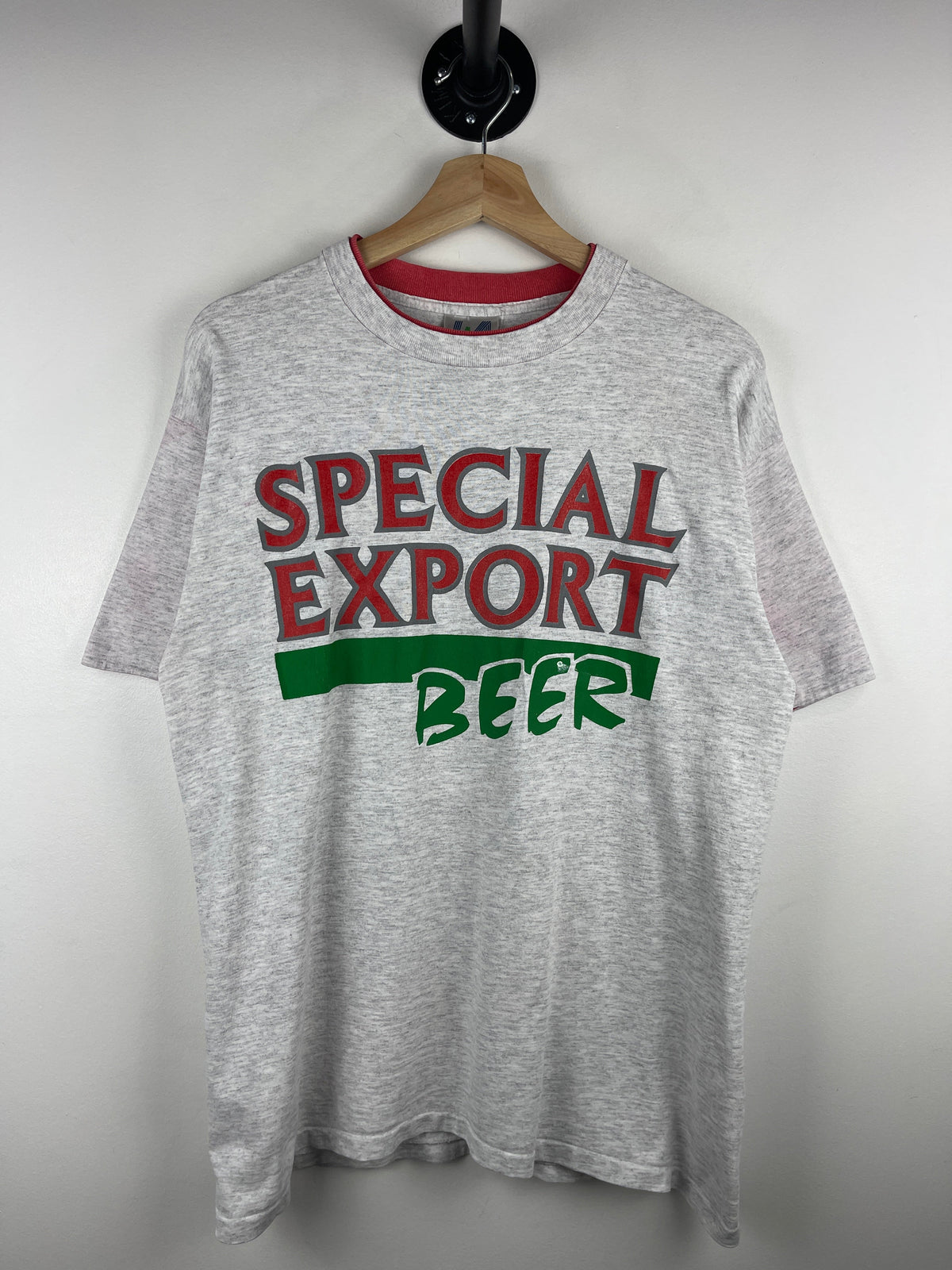 Vintage 90s Special Export Beer Grey Tee