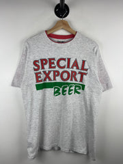 Vintage 90s Special Export Beer Grey Tee