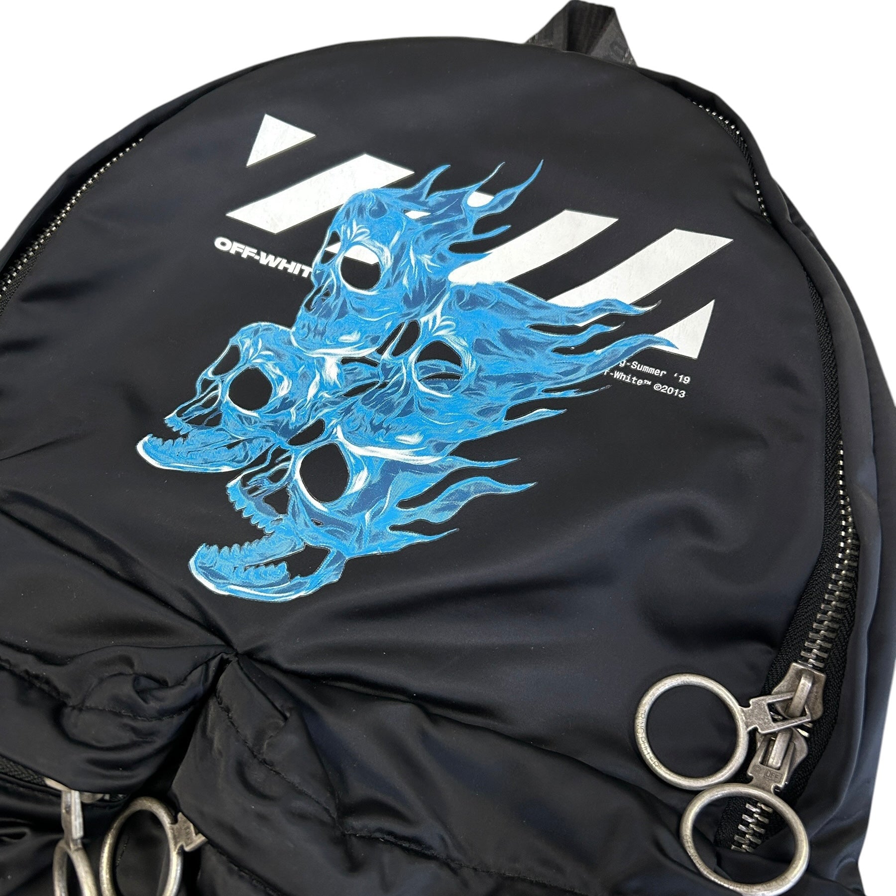Off White FW16 Skulls Black Backpack