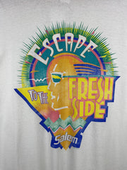 Vintage 90s Salem Smokes Escape To The Fresh Side White Tee