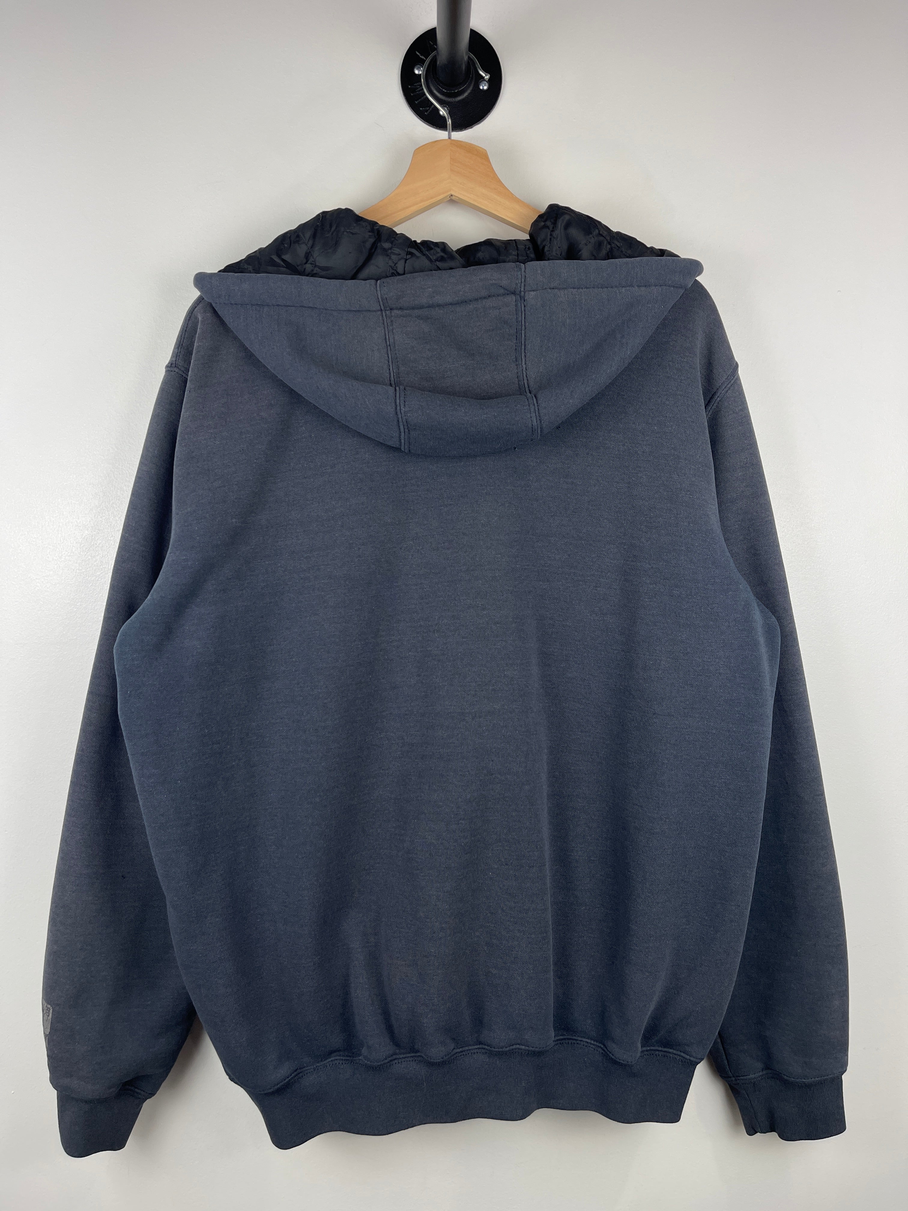 Vintage Carhartt Insulated Lined Faded Navy Zip Up Hoodie