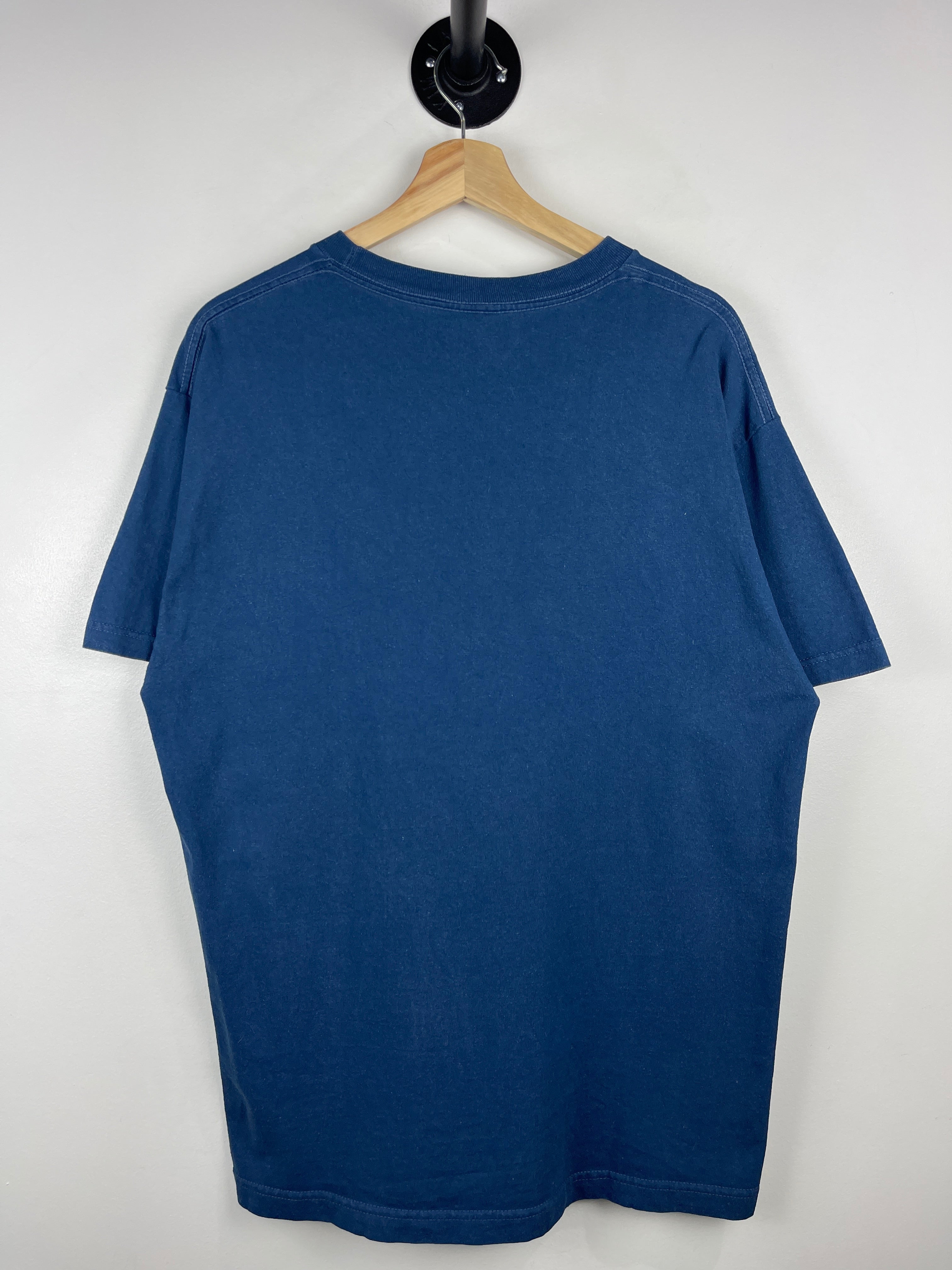 Vintage I Heart Hot Moms Comedy Navy Tee