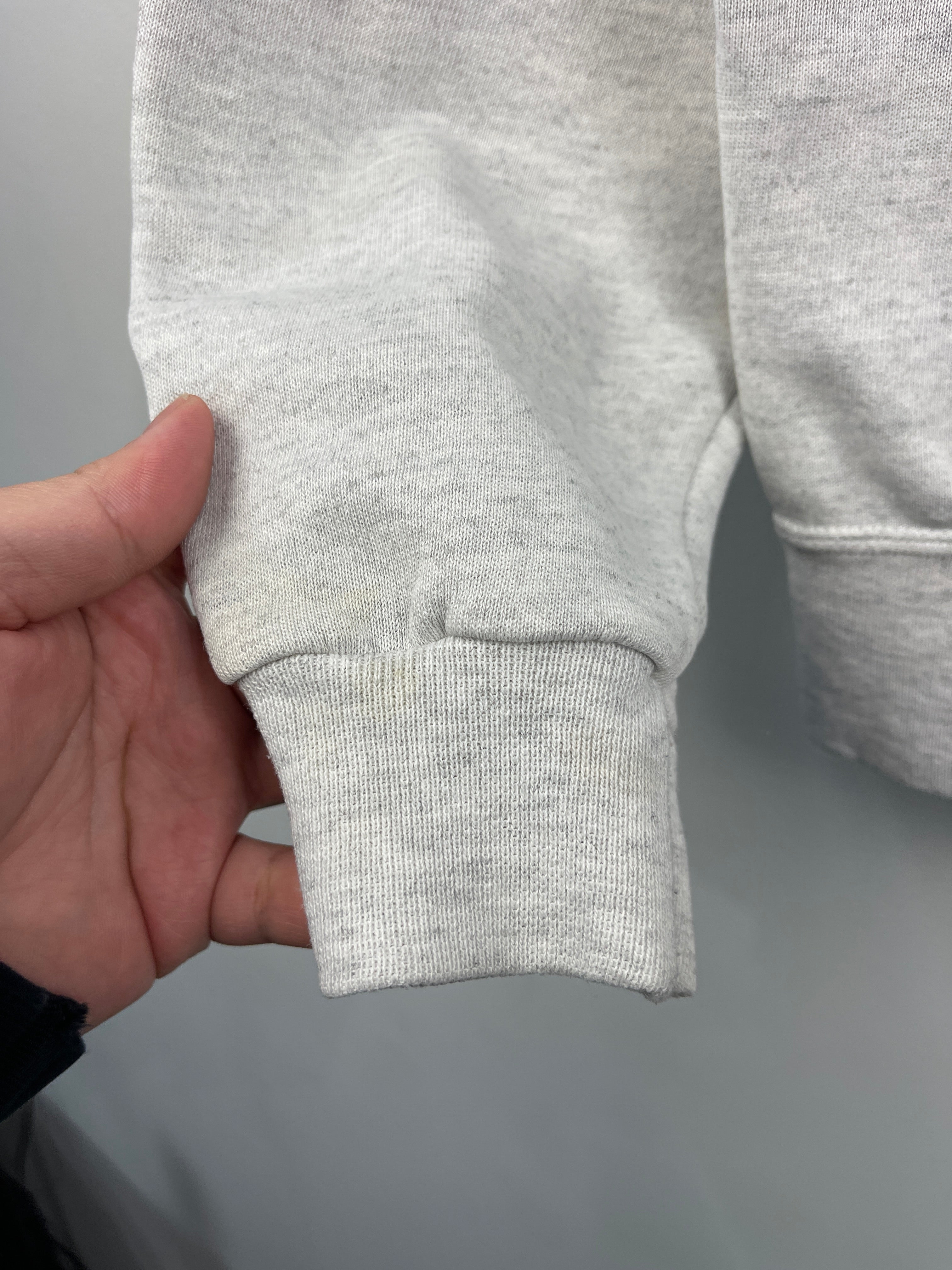 Vintage 90s US Navy Spellout Grey Crewneck