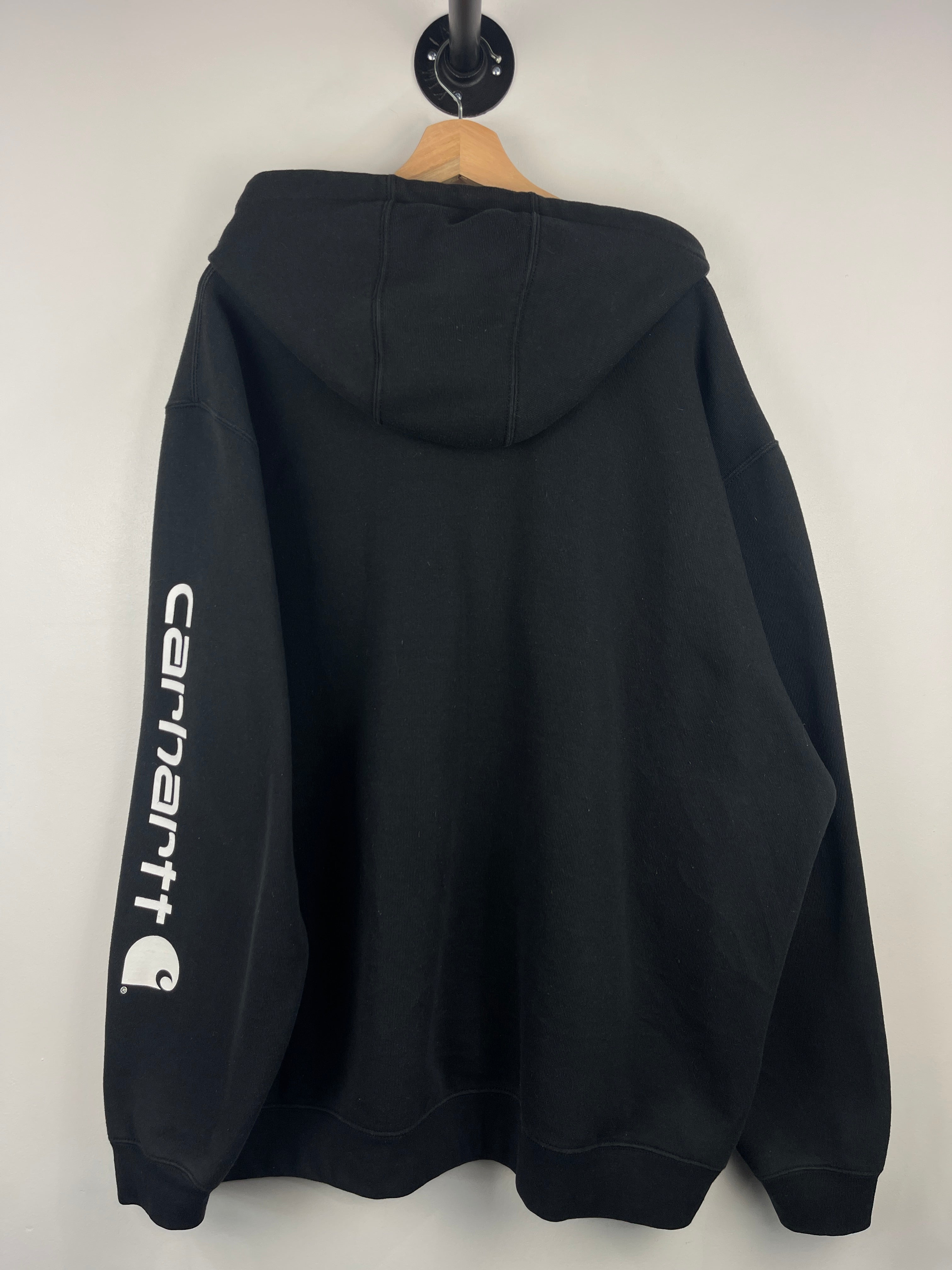 Vintage Carhartt Spellout Black Hoodie
