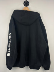 Vintage Carhartt Spellout Black Hoodie
