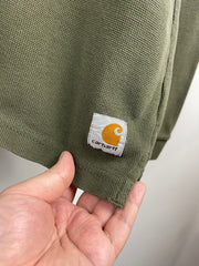 Vintage Carhartt Patch Green Thermal Long Sleeve