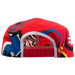 Vintage 90s Wendy's Abstract Red Snapback Hat