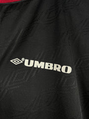 Vintage 90s Umbro Black & Red Soccer Jersey