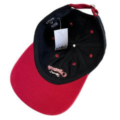 Vintage Callaway Golf Black & Red Strapback Hat