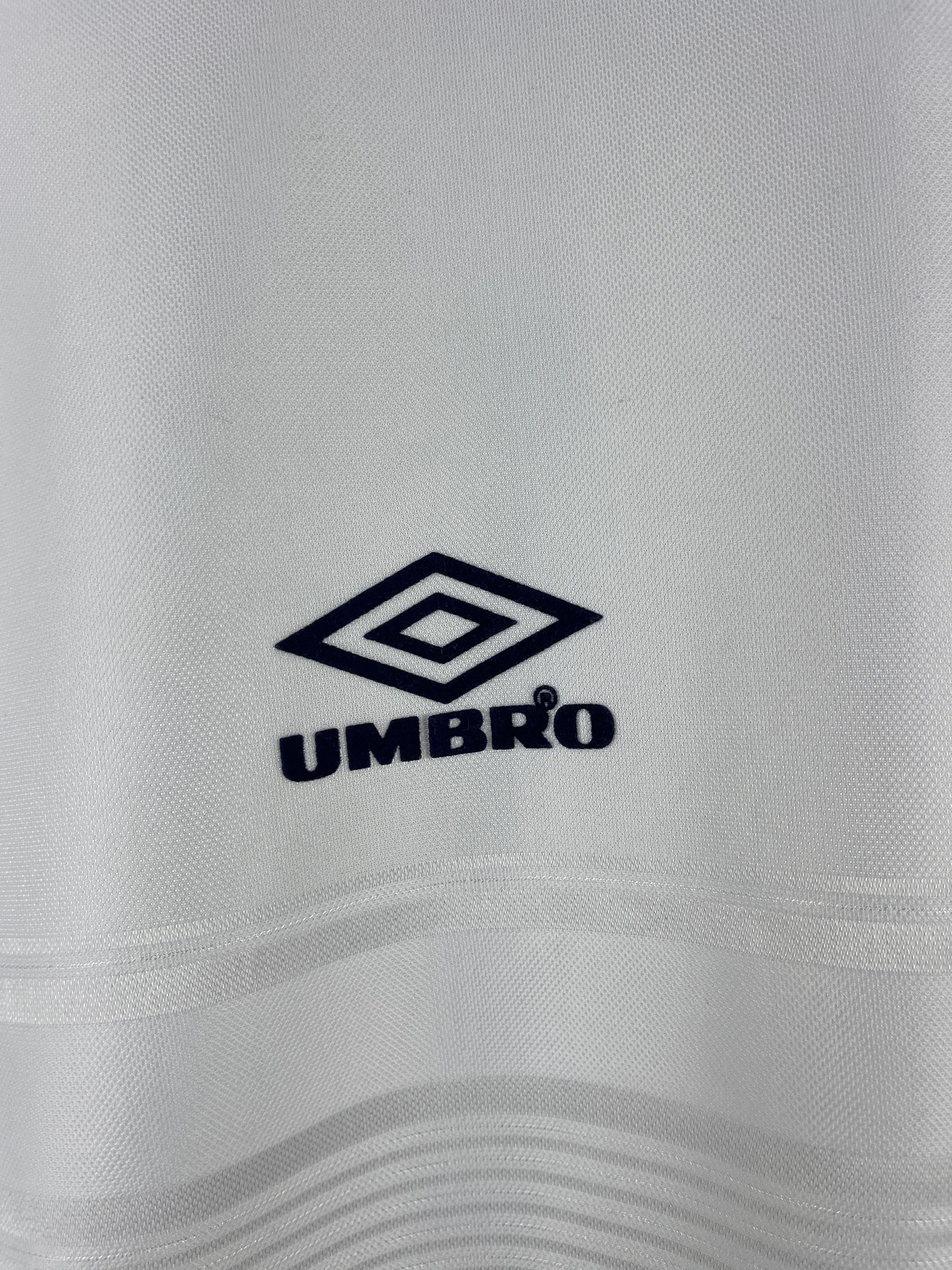 Vintage 90s Umbro White Soccer Jersey