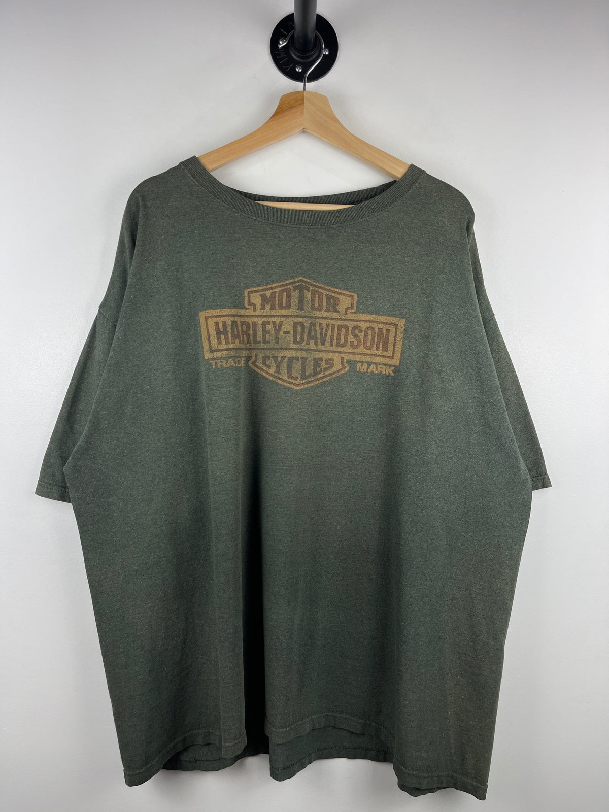 Vintage Harley Davidson Daytona Beach Florida Green Tee