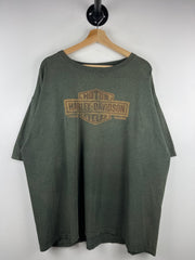 Vintage Harley Davidson Daytona Beach Florida Green Tee