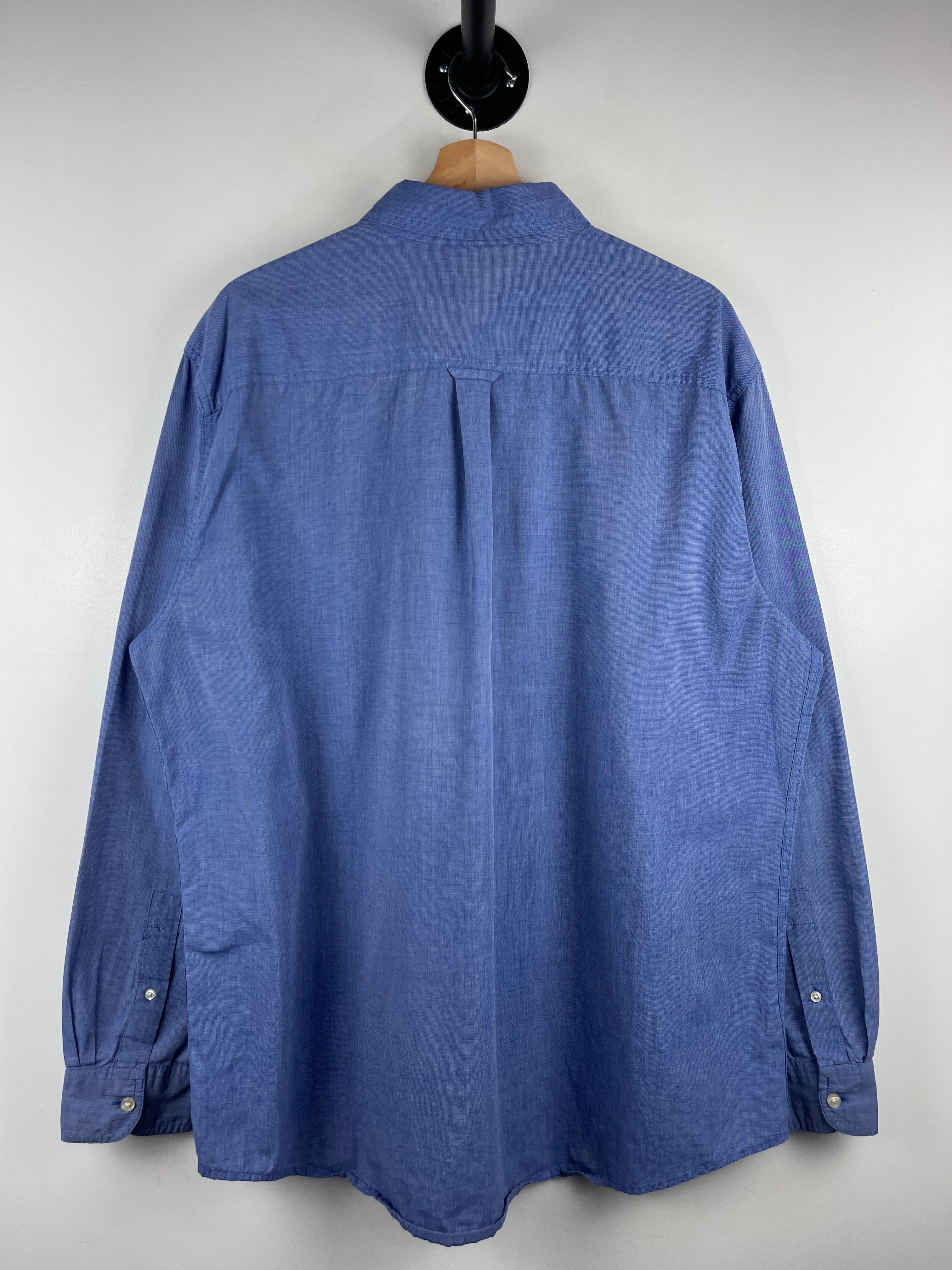 Vintage Chaps Blue Long Sleeve Button Up Shirt
