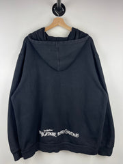 Vintage Disney Nightmare Before Christmas Tim Burton Black Zip Up Hoodie
