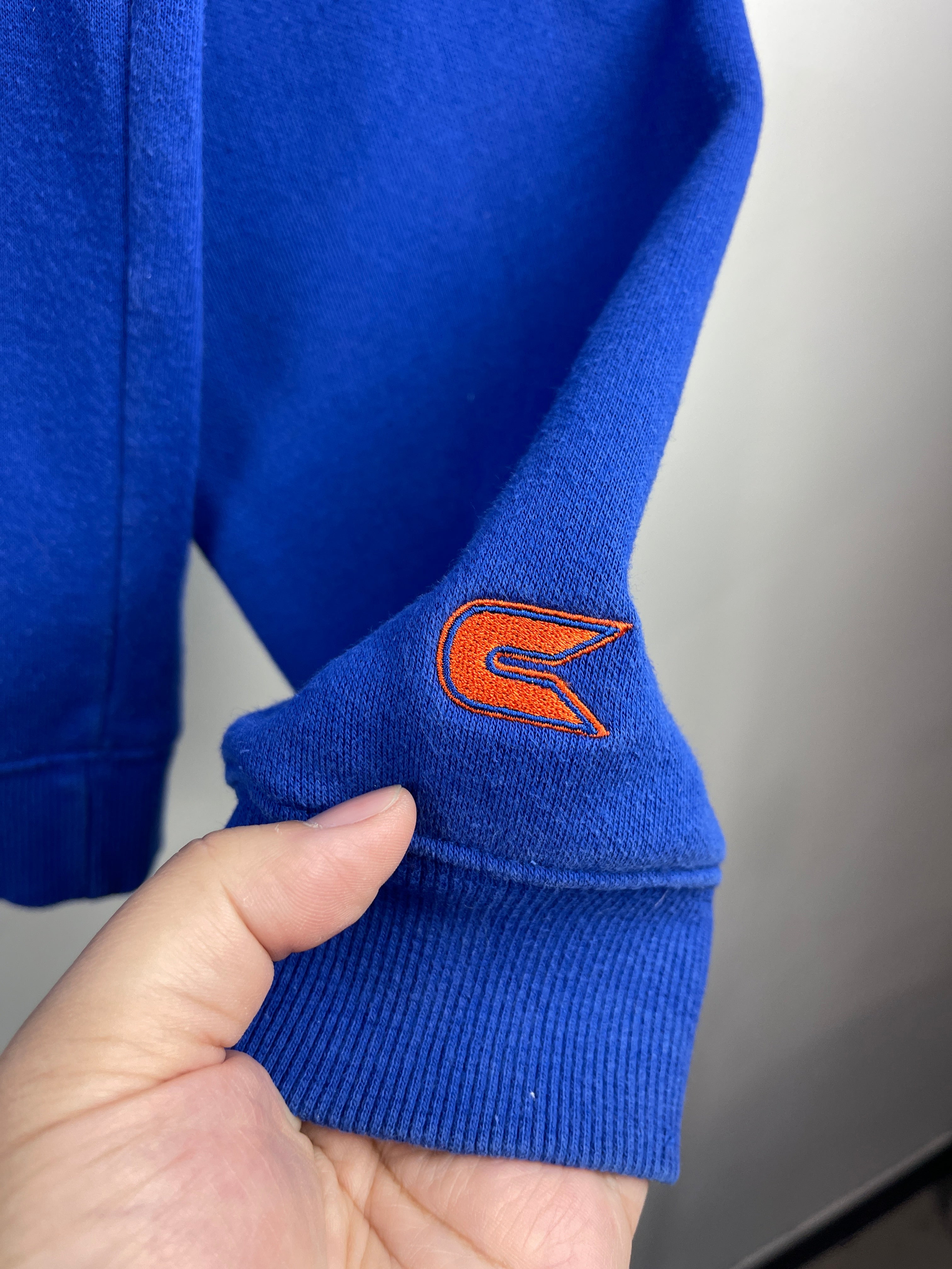 Vintage Florida Gators Embroidered Blue Hoodie