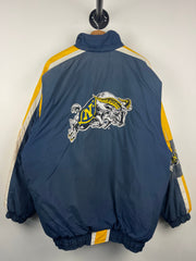 Vintage 90s Starter US Navy Rams Navy & Yellow Insulated Jacket
