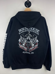 Vintage Harley Davidson Pennsylvania Black Hoodie
