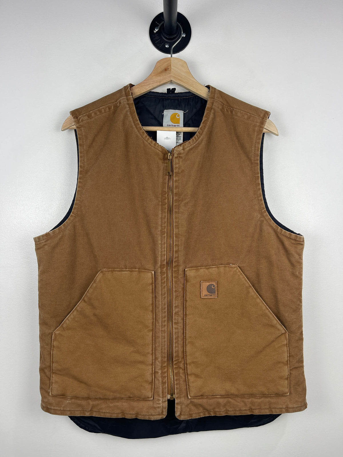 Vintage Carhartt Light Brown Work Vest V02 BRN