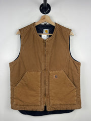 Vintage Carhartt Light Brown Work Vest V02 BRN