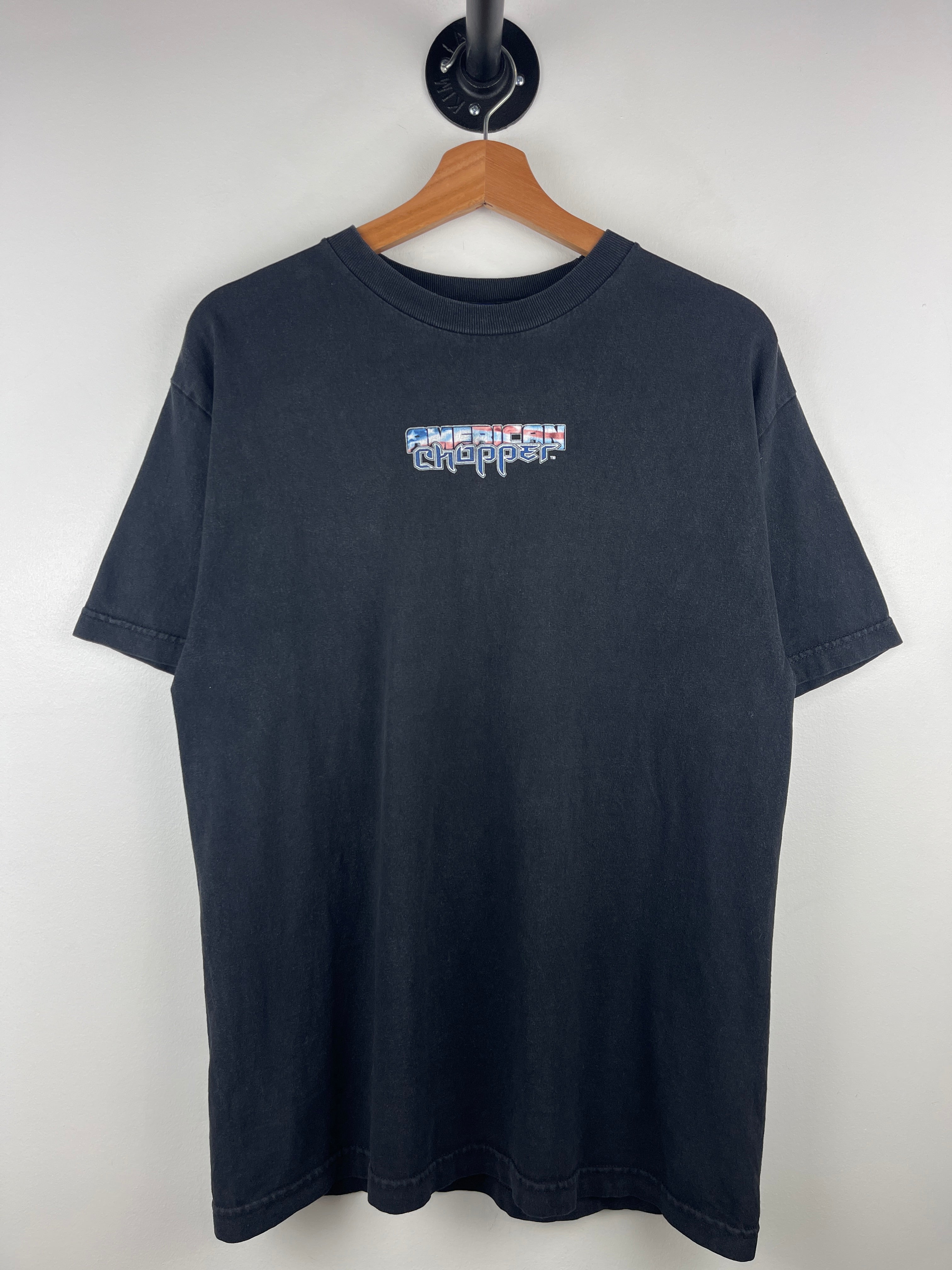 Vintage American Chopper Liberty Bike Black Tee