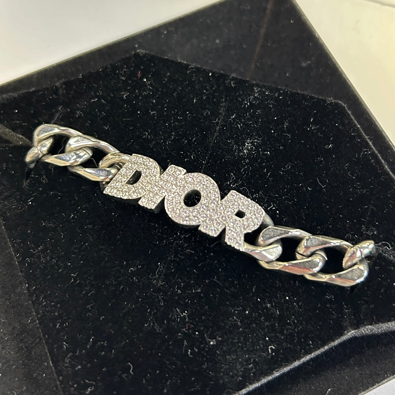 Dior Italic Chain Link Bracelet