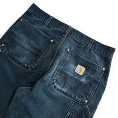 Vintage Carhartt Double Knee Thrashed Black Work Pants