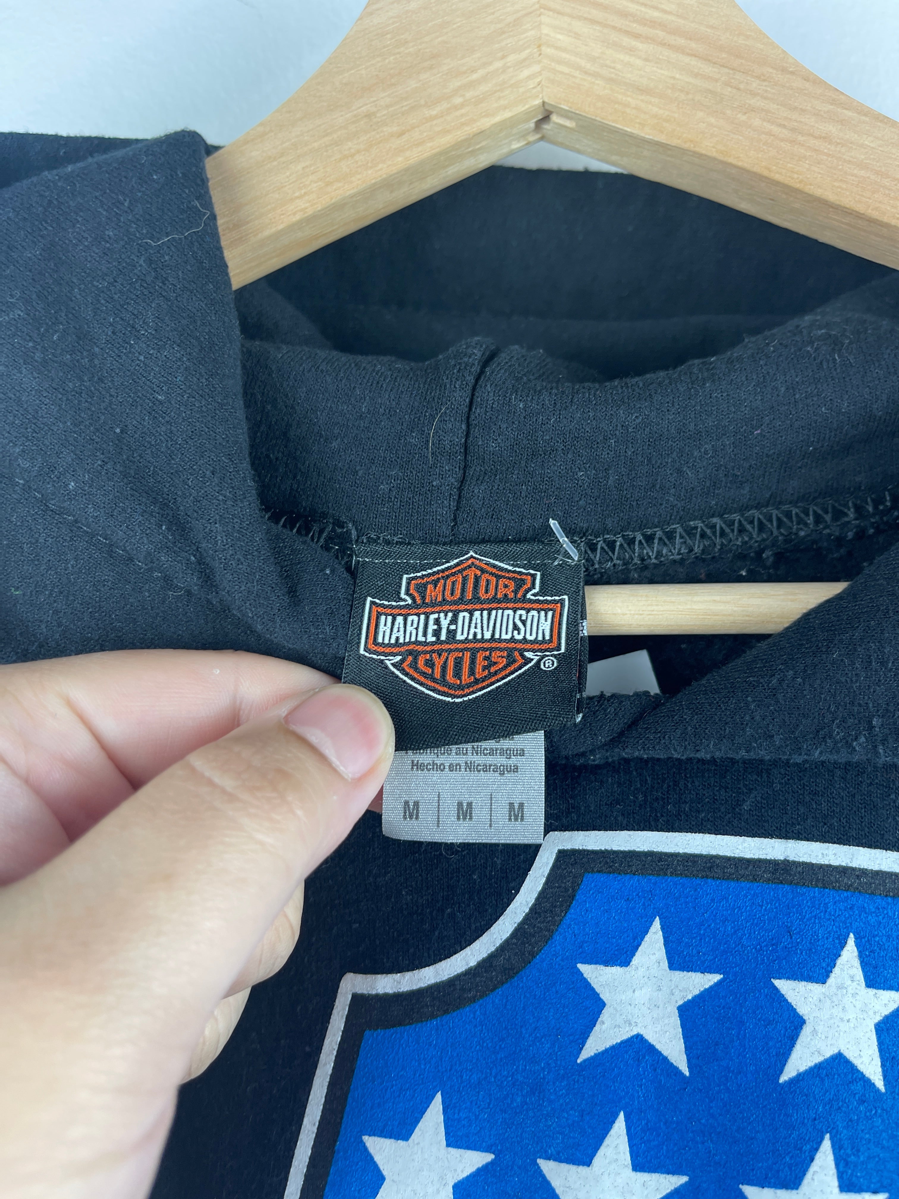 Vintage Harley Davidson Pennsylvania Black Hoodie