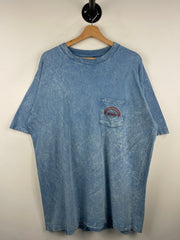 Vintage Harley Davidson Thiensville Wisconsin Blue Tee