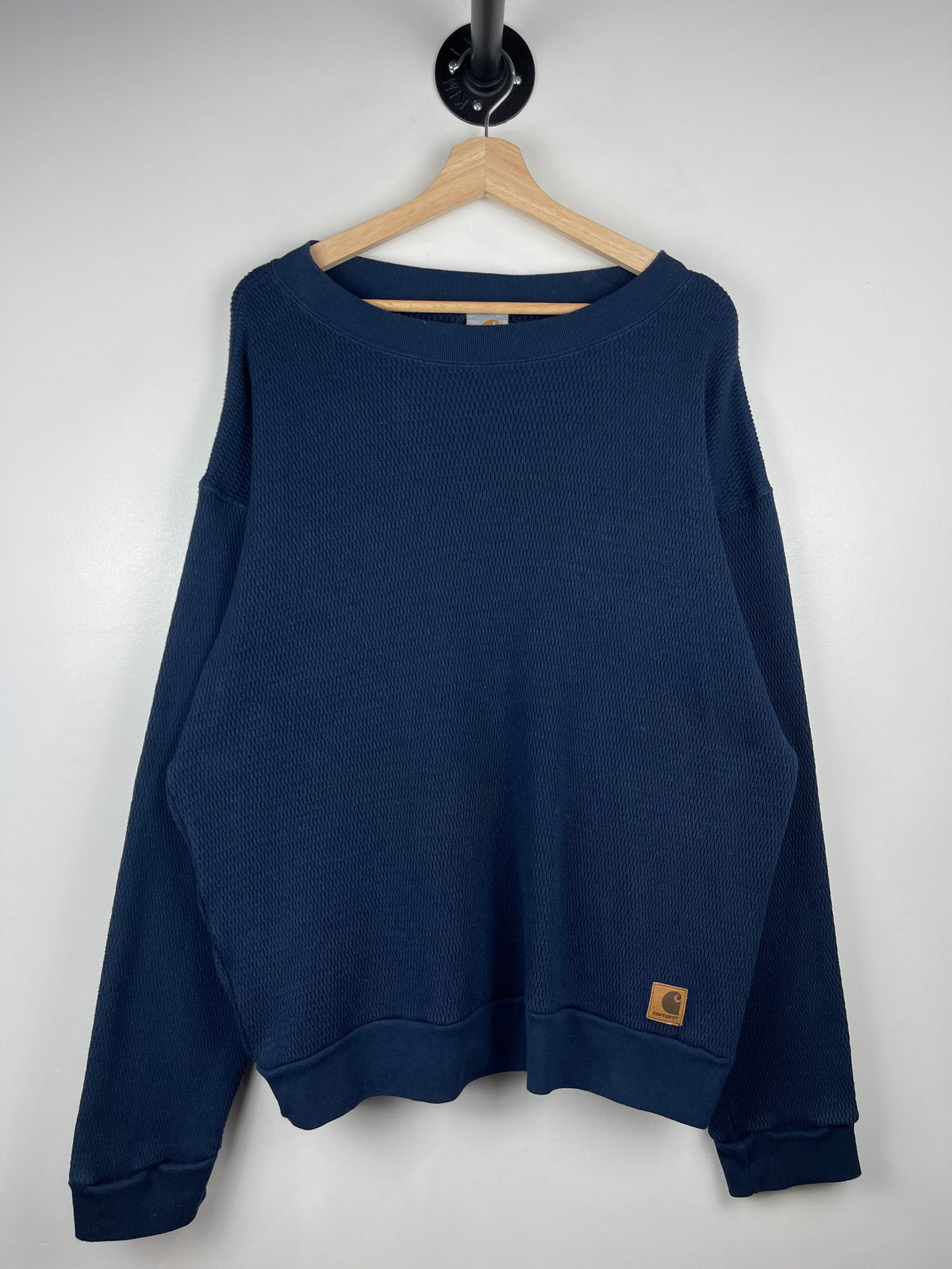 Vintage Carhartt Thermal Navy Crewneck