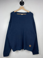 Vintage Carhartt Thermal Navy Crewneck