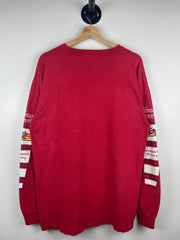 Vintage Honda Racing Woody Woodpecker Red Long Sleeve
