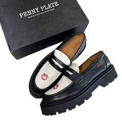 Penny Plate Kiss High Loafers