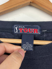 Vintage 90s Russell Athletic PGA Tour Blank Navy Crewneck