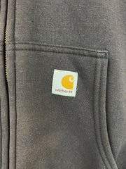 Vintage Carhartt Thermal Lined Black Zip Up Hoodie