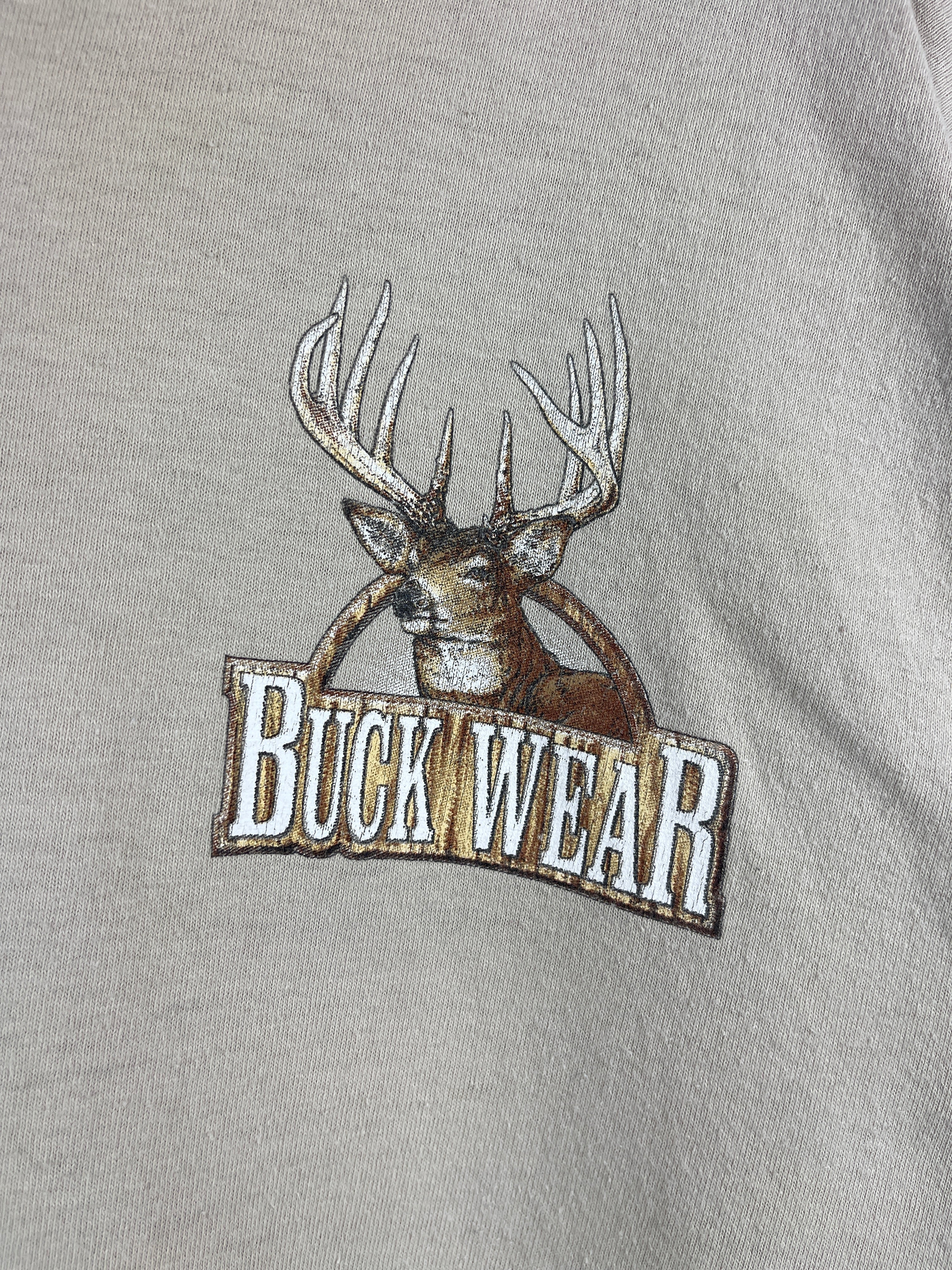 Vintage Buck Wear Theres A Place For All Creatures Beige Tee