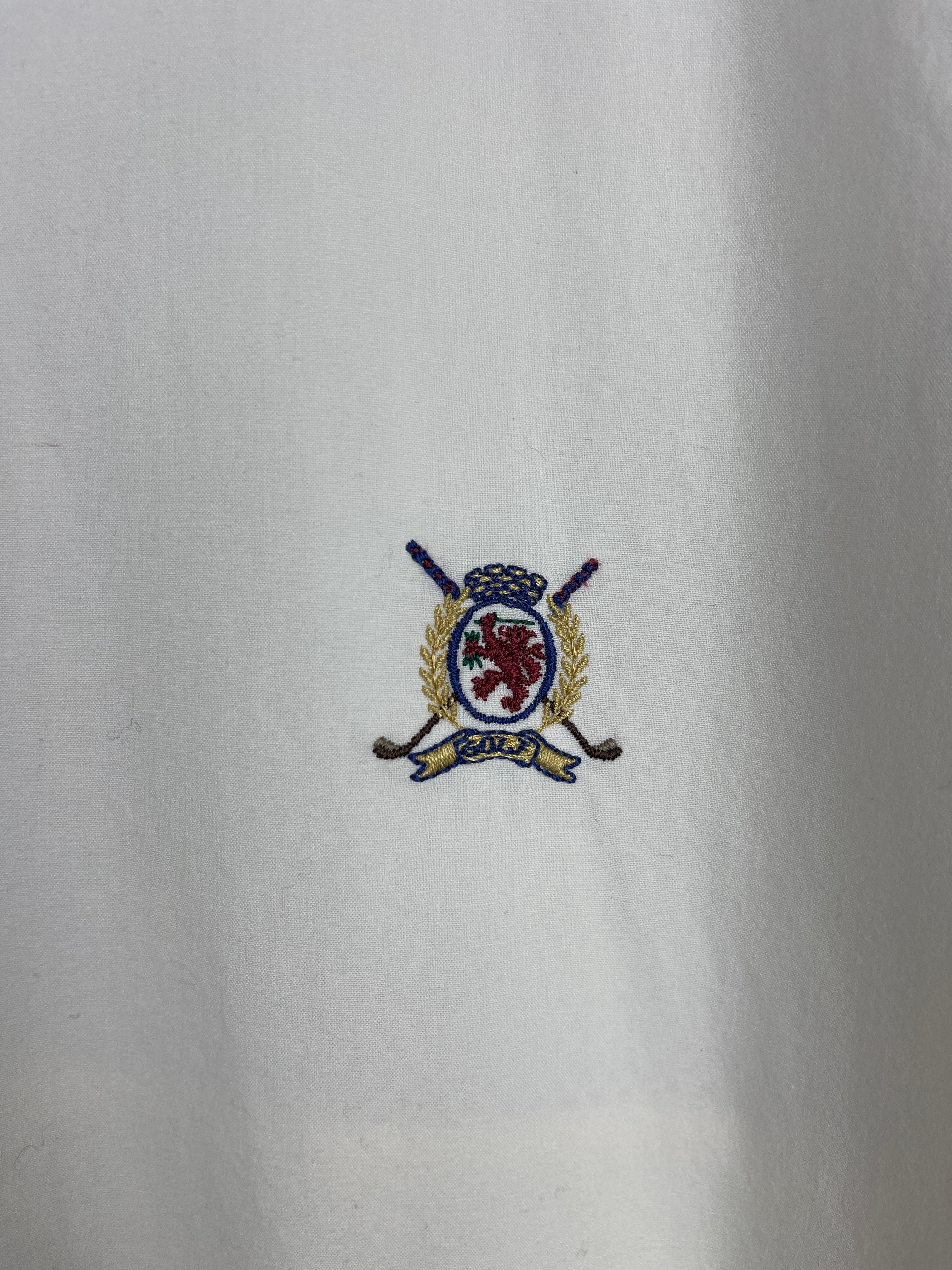 Vintage 90s Tommy Hilfiger Golf White Harrington Jacket