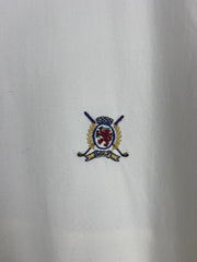 Vintage 90s Tommy Hilfiger Golf White Harrington Jacket