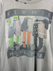 Vintage 90s The Muppets Kermie Hilflipper Thrashed Tee