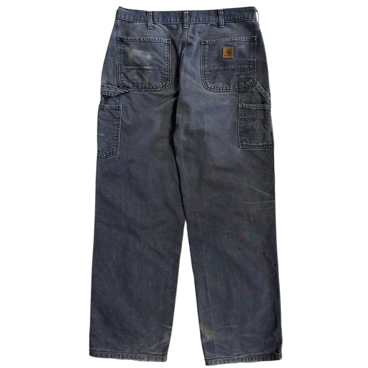 Vintage Carhartt Thrashed Petrol Grey Work Pants