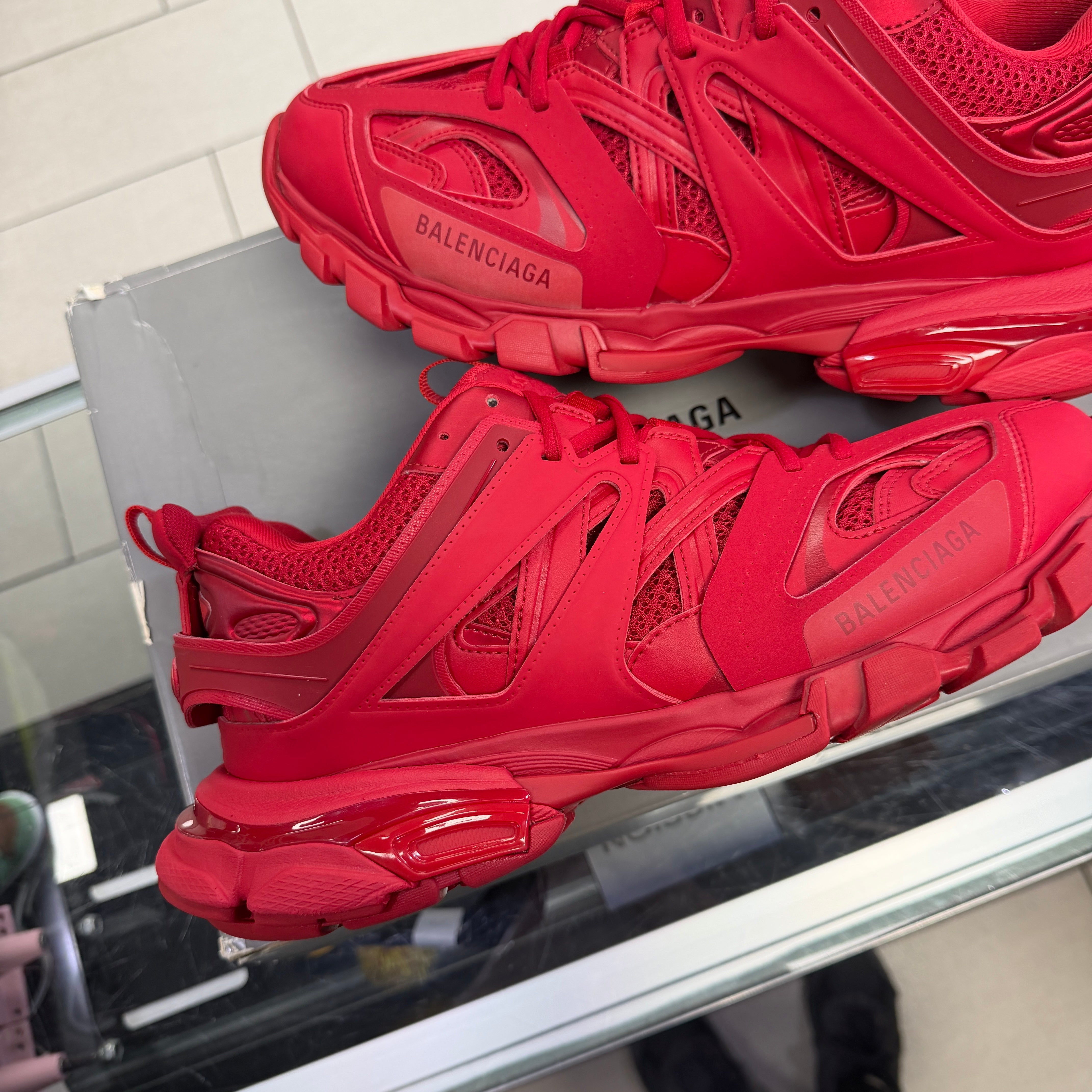 Balenciaga Track Trainer Red