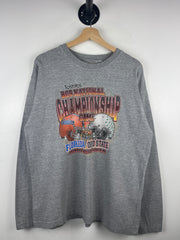 Vintage Florida Gators VS Ohio State Buckeyes Football Championship Grey Long Sleeve
