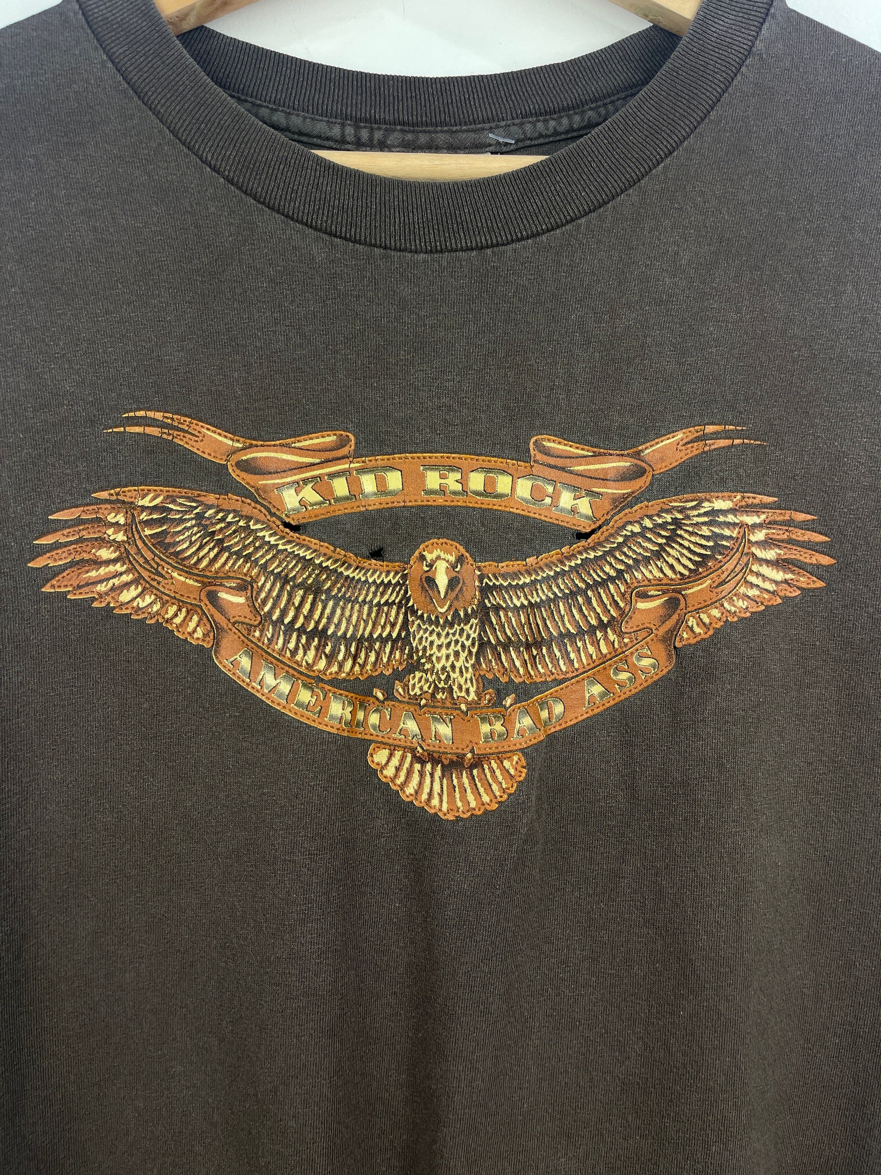 Vintage Kid Rock American Bad Ass Brown Tee