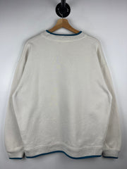 Vintage 90s Wilson Pro Staff Golf Embroidered White Crewneck