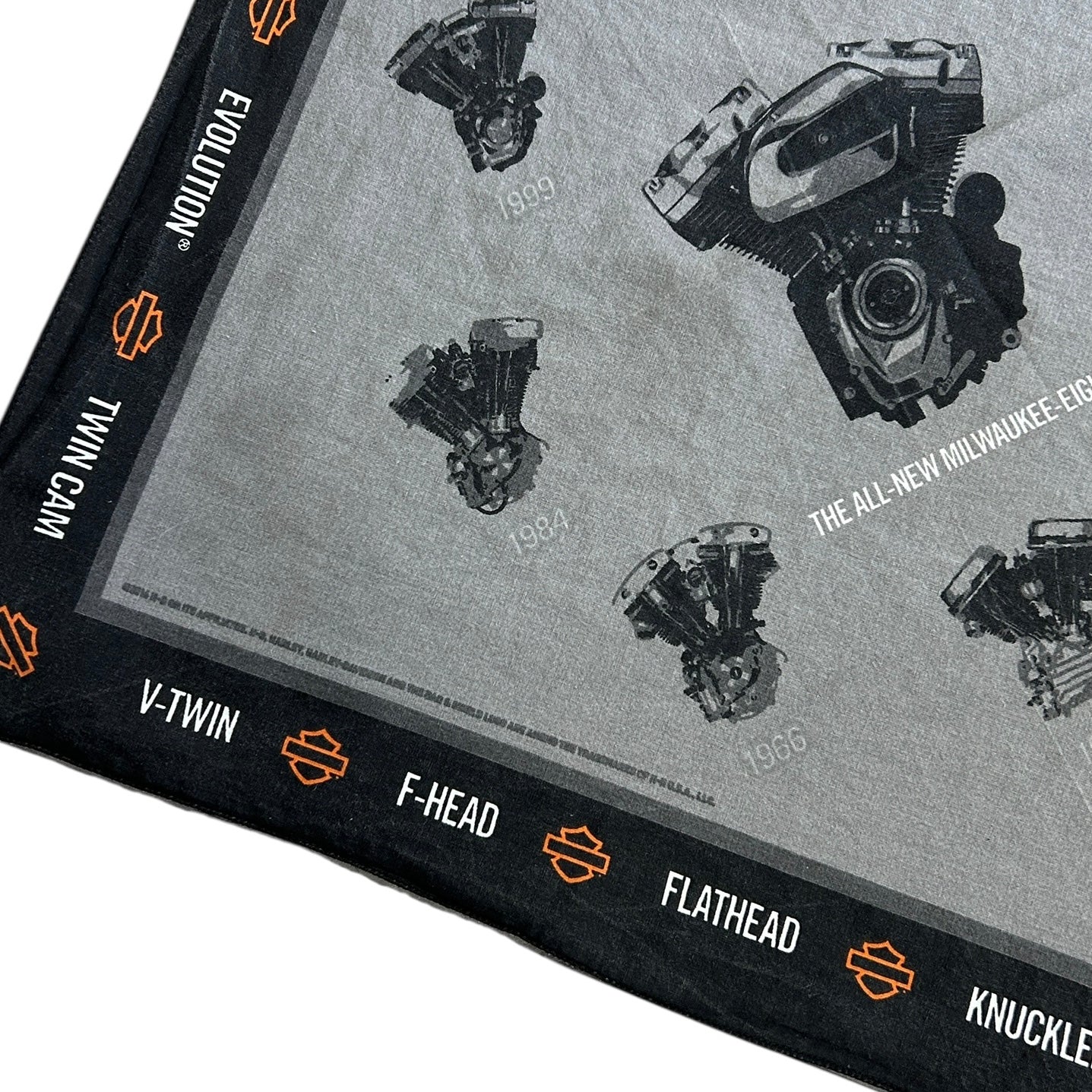 Vintage Harley Davidson The All New Milwaukee Eight Bandana