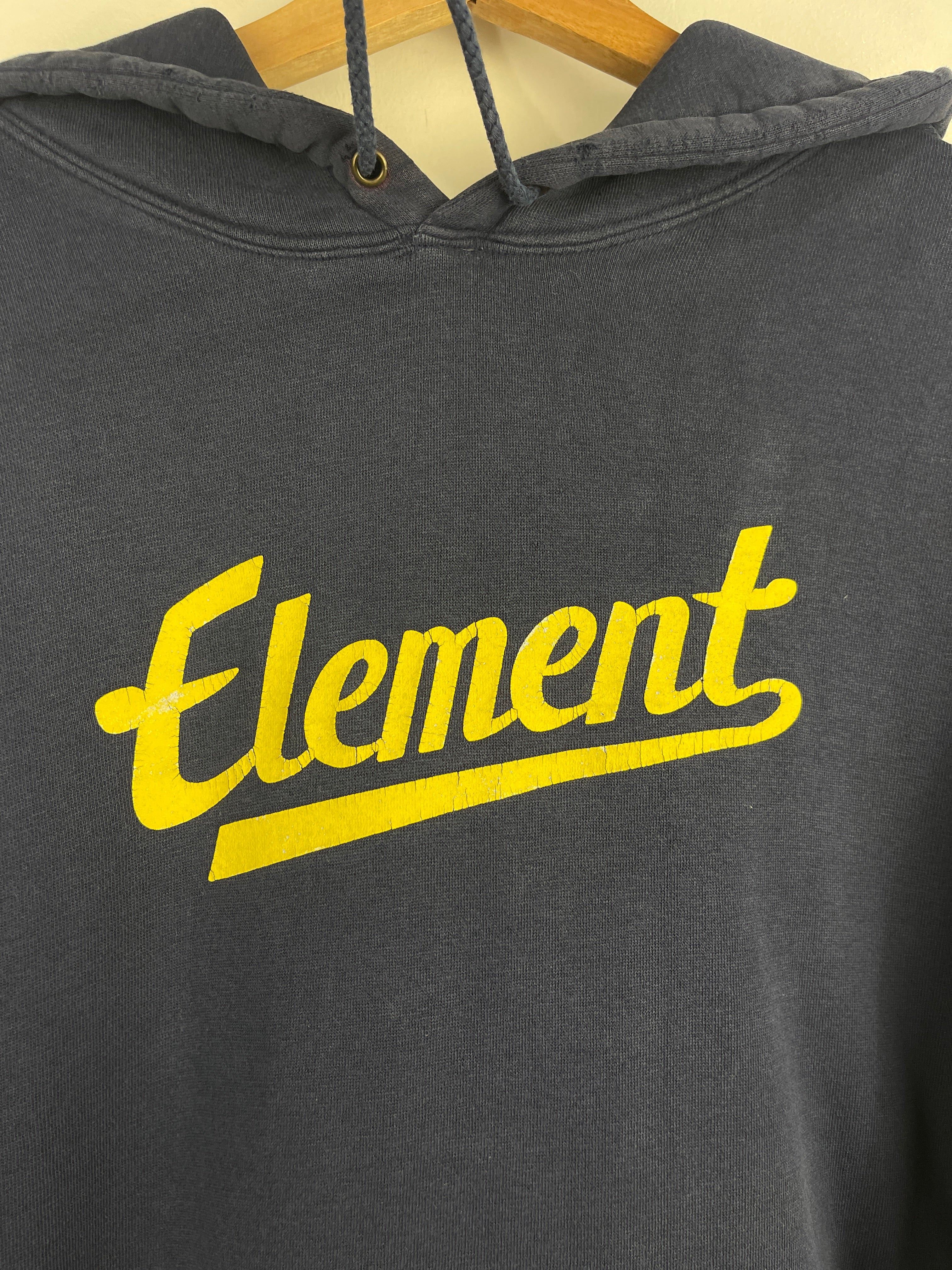 Vintage Element Skateboards Wind Water Fire Earth Navy Hoodie