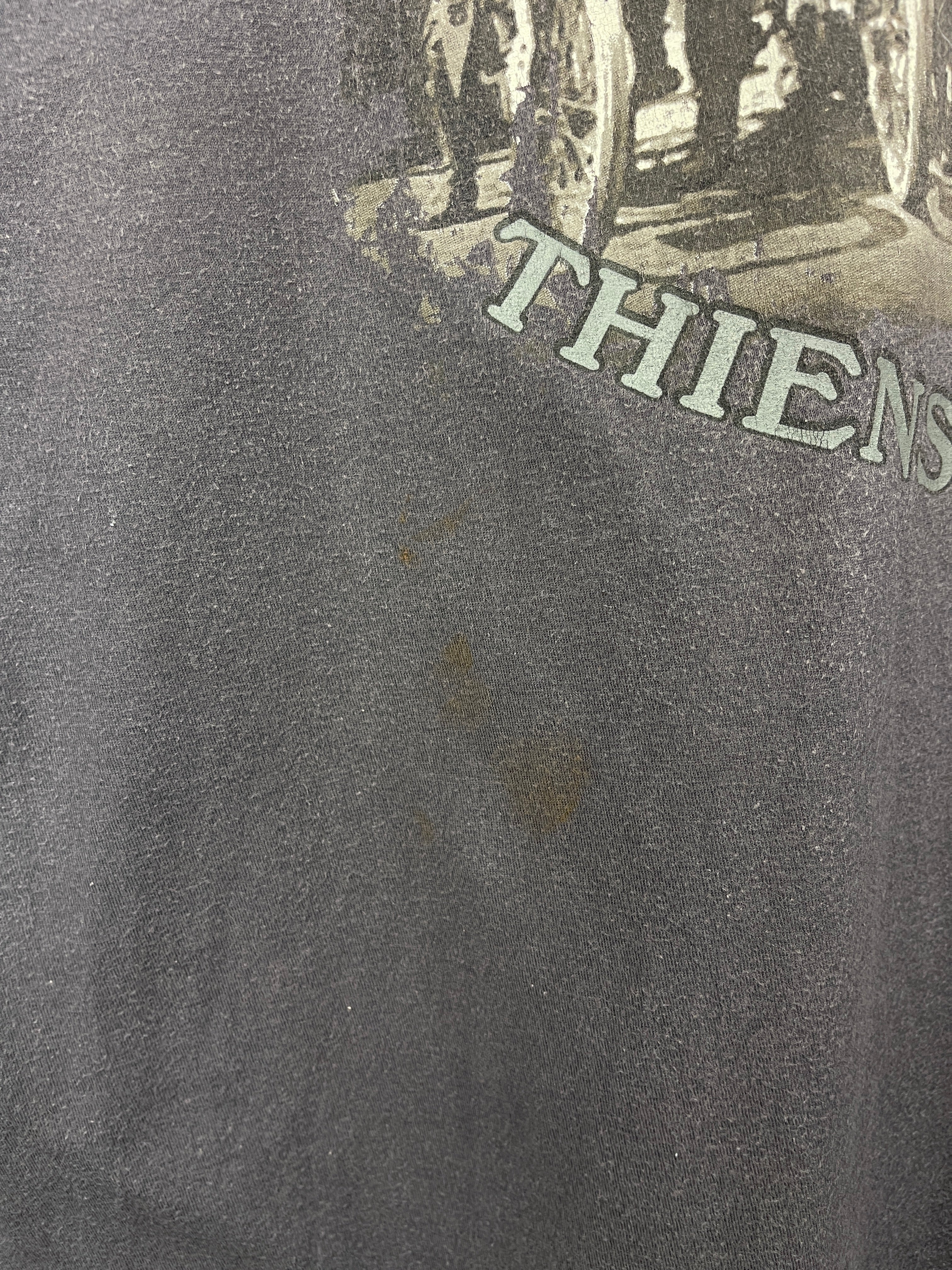 Vintage Harley Davidson Thiensville Wisconsin Grey Pocket Tee